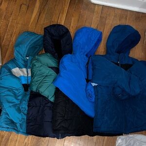 Kids Colorful Winter Jackets size 10/12 $10 each or all 4 for $30